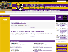 Tablet Screenshot of harroldisd.net